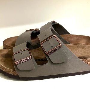 Birkenstock Arizona Soft Footbed Oiled Leather Faded Khaki